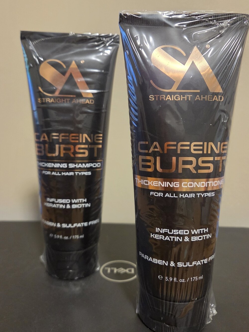 Caffeine Burst Thickening Shampoo & Conditioner - Black